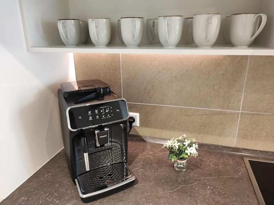 -Stadthaus Ida- Mit Grosser Dachterasse, Am Schlosspark, Luftkurort Kisslegg, Boxspringbetten, Kaffeevollautomat, Smarttv, Familienfreundlich, Grosszuegig, Zentral Luaran gambar