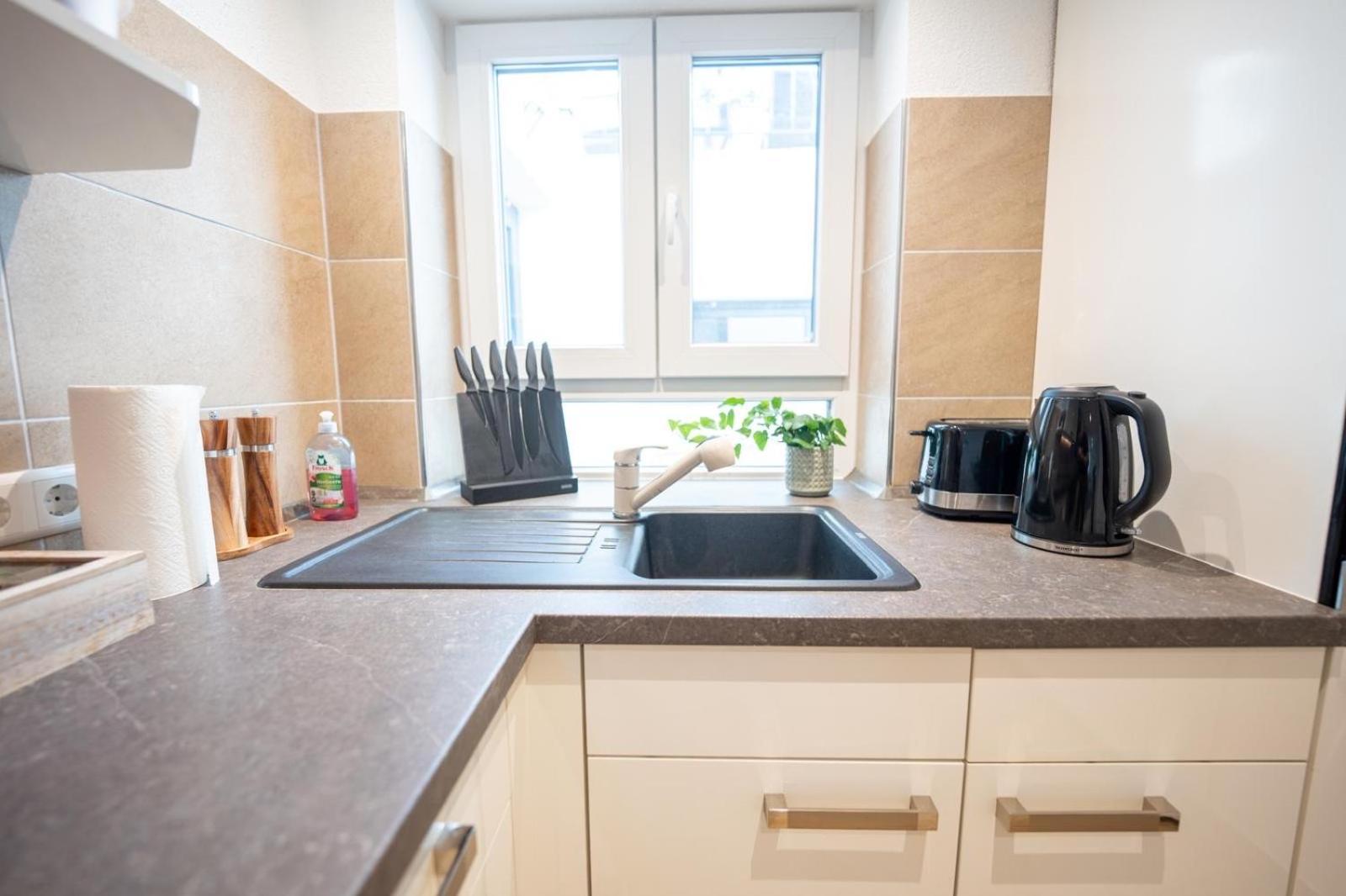 -Stadthaus Ida- Mit Grosser Dachterasse, Am Schlosspark, Luftkurort Kisslegg, Boxspringbetten, Kaffeevollautomat, Smarttv, Familienfreundlich, Grosszuegig, Zentral Luaran gambar